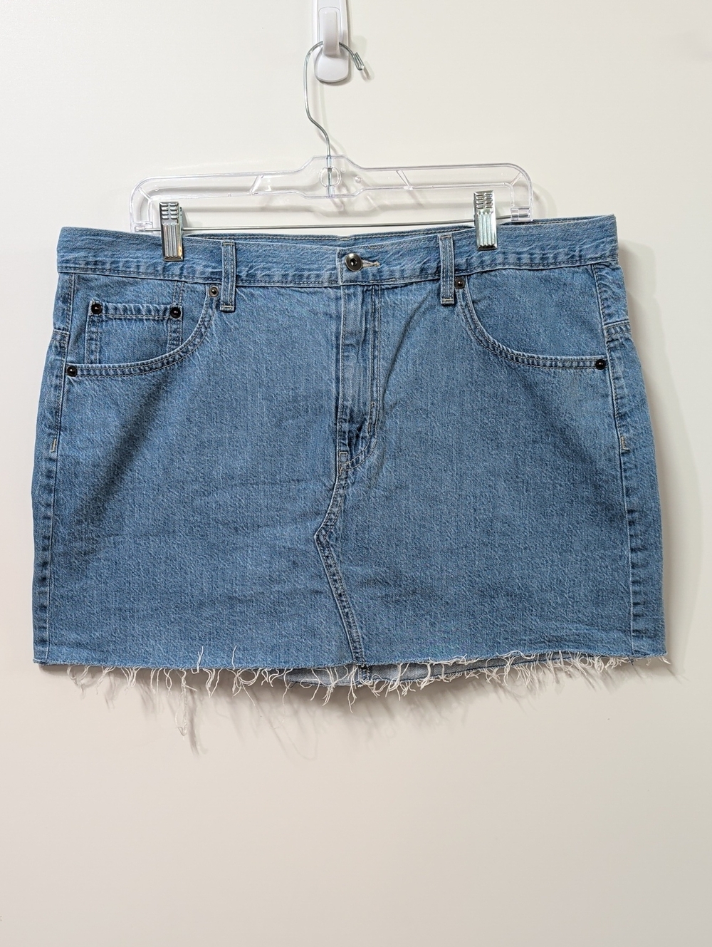 ​Pride Target Rainbow Embroidered Denim Mini Skirt Size XL